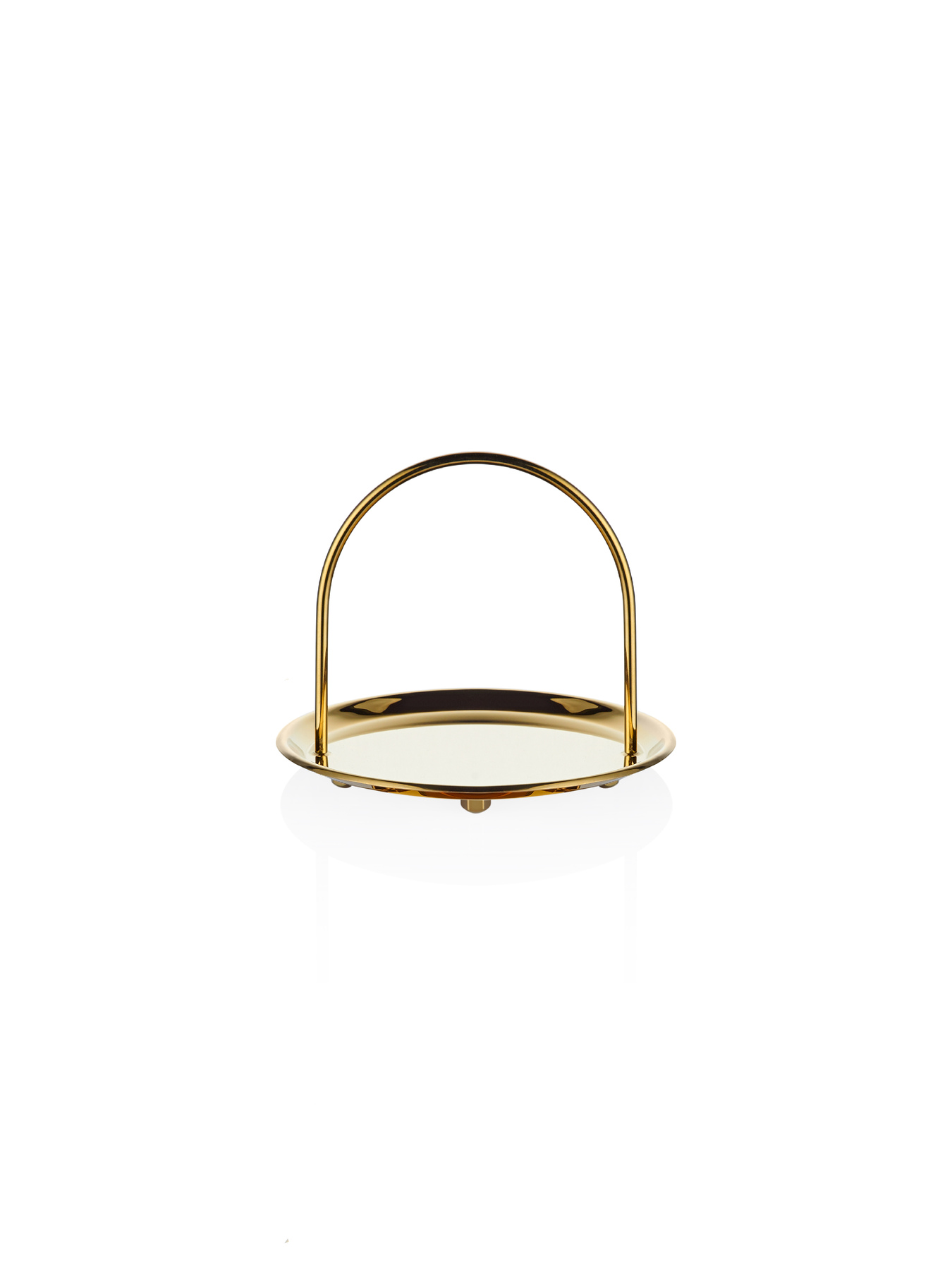 Cake Stand - 1 Tier - Gold Titanium