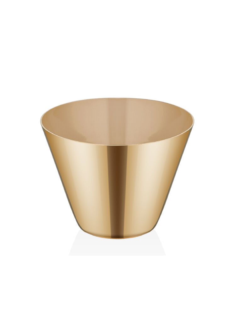  - Conical - Nut Bowl - Gold Titanium & Beige