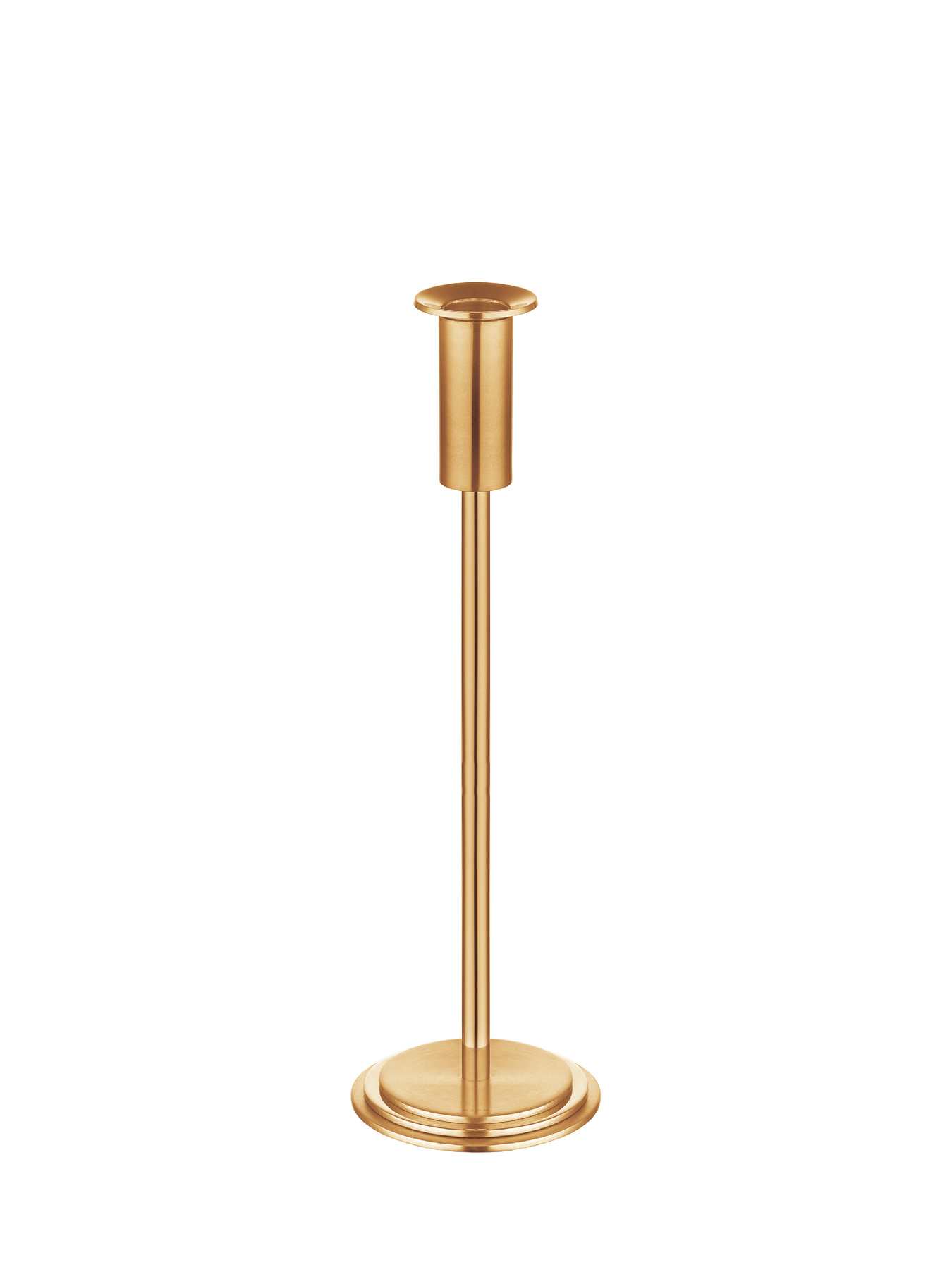 Halley - Candle Holder - Satin Gold Titanium