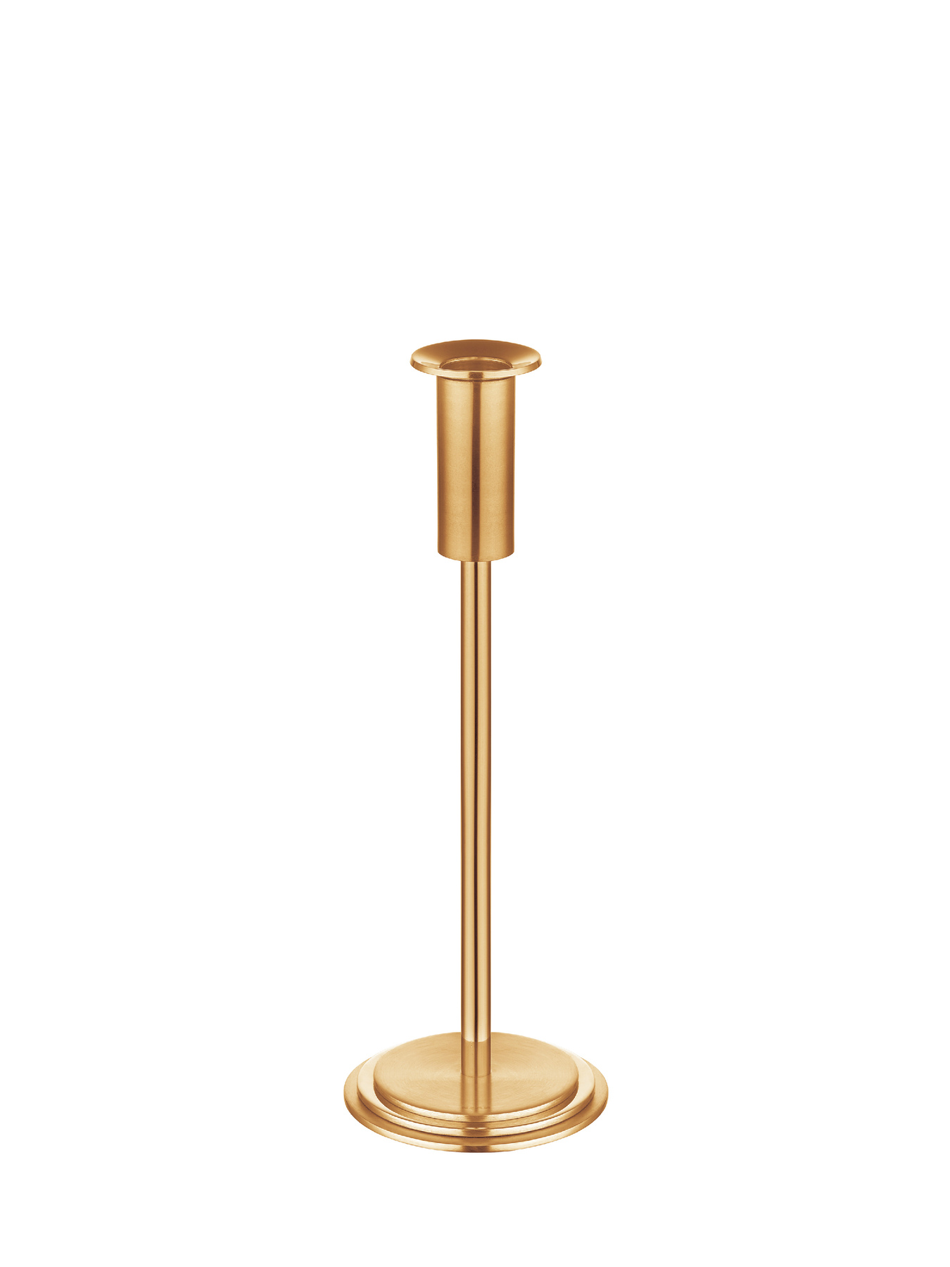 Halley - Candle Holder - Satin Gold Titanium