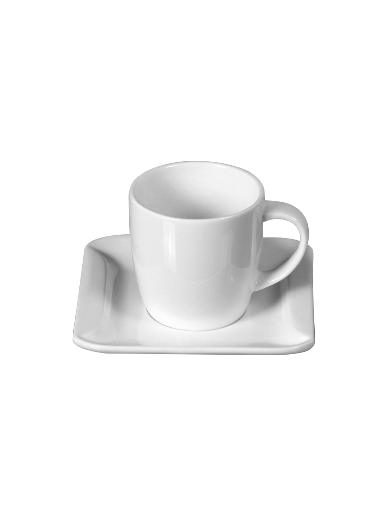 Porcelain Coffee Cup and and Plate