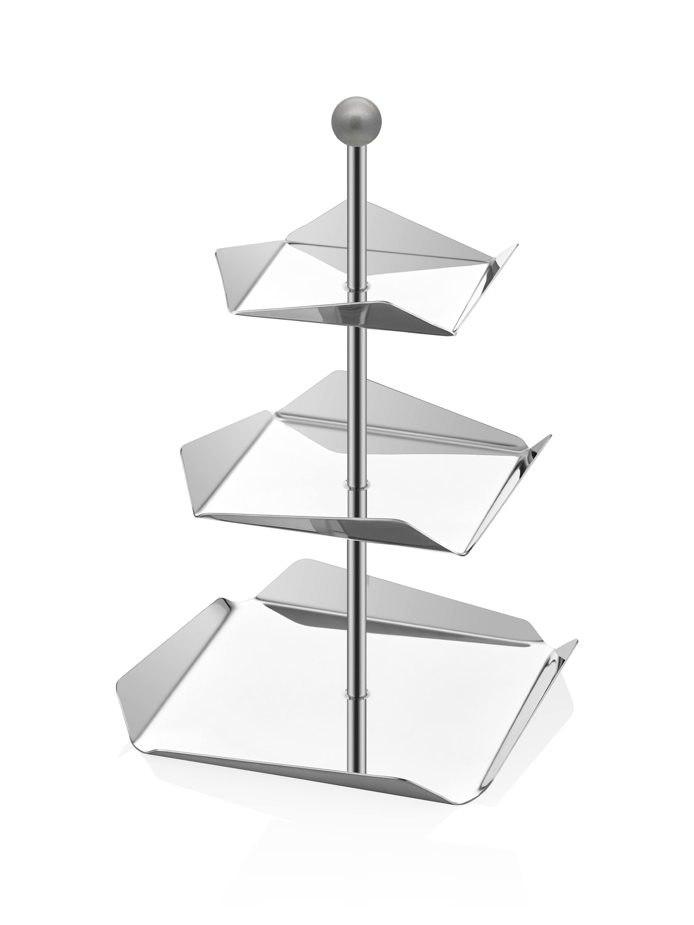 Punto Square - Cake Stand - 3 Tier