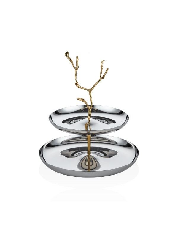 Sphera Cake Stand with Bough Figure